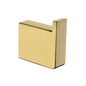 IVANO Series Square Brushed Yellow Gold Robe Hook