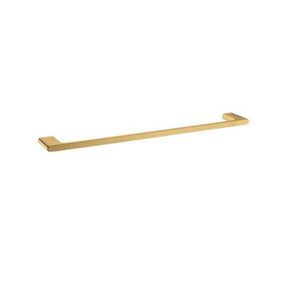 VOG Series Brushed Yellow Gold Single Towel Rail 600mm