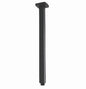 Square Gun Metal Grey Ceiling Shower Arm 400mm