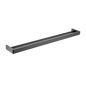 IVANO Series Square Gun Metal Grey Double Towel Rail 800mm