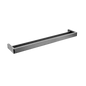 IVANO Series Square Gun Metal Grey Double Towel Rail 600mm