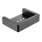 IVANO Series Square Gun Metal Grey Soap Dish Holder