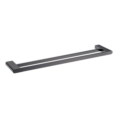 VOG Series Gun Metal Grey Double Towel Rail 800mm