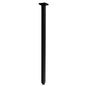 Square Black Ceiling Shower Arm 600mm