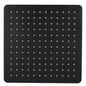 Square Black ABS Rainfall Shower Head 200mm