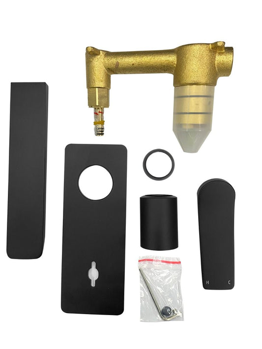 RUSHY Series Black Spout Mixer Trim Kit (match CLPS)