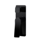 RUSHY Square Black Wall Mixer With Diverter