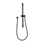 Round Black Hand held Shower Rail