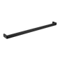 IVANO Series Square Black Single Towel Rail 800mm