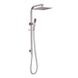 10'' Square Brushed Nickel Shower Station Top Water Inlet