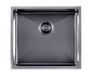 510*450*230mm Gun Metal Grey Hand-made Single Bowl Kitchen Sink(Round Edges)